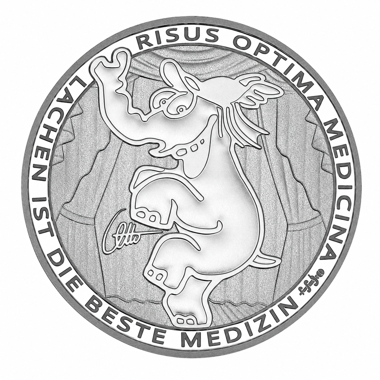 Tuvalu Ottifant Funnyfant 2022 Otto Waalkes 1 oz 999 Silbermünze