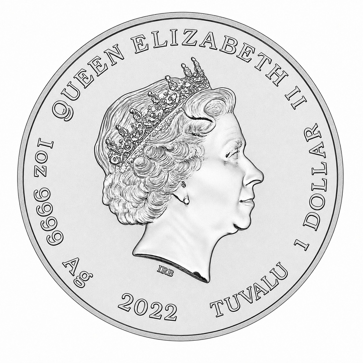 Tuvalu Ottifant Funnyfant 2022 Otto Waalkes 1 oz 999 Silbermünze – Bild 3