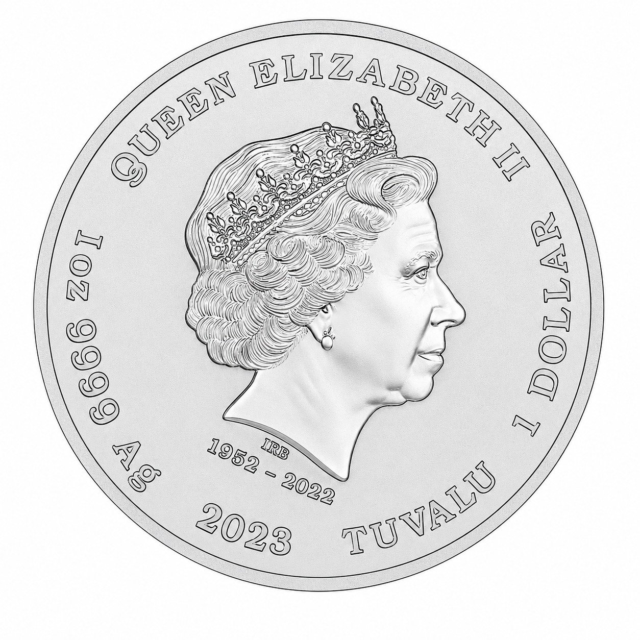 Silbermünze 1 oz Ottifant Ottirand 2023"Bis Idem Non Est Idem" Tuvalu Silber 999 – Bild 3