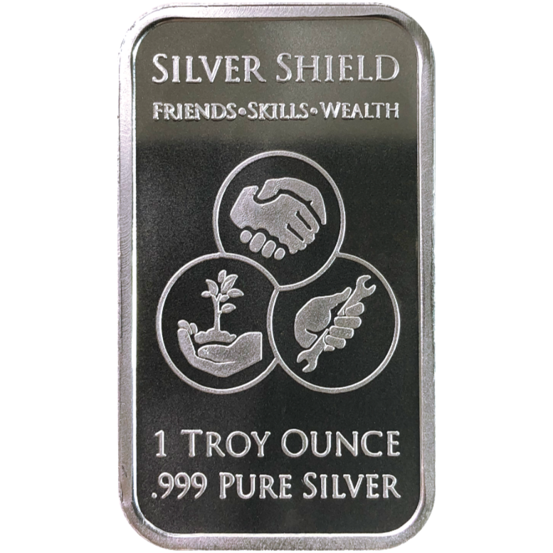USA Golden State Mint Duality Silver Shield 1 oz 999 Silberbarren