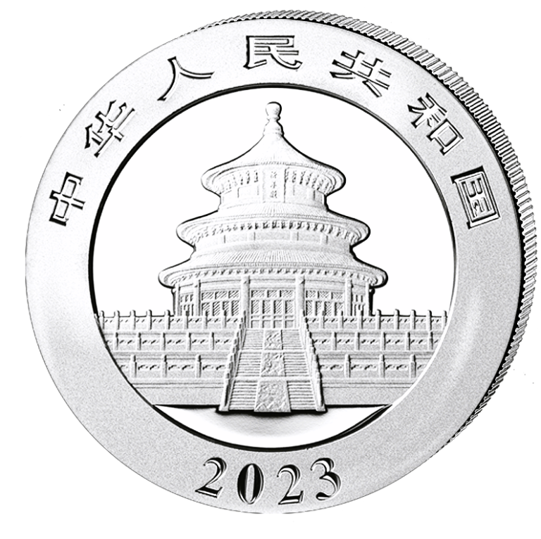 30 Gramm China Panda 2023 999 Silber Silbermünze 10 Yuan Feinsilber ...