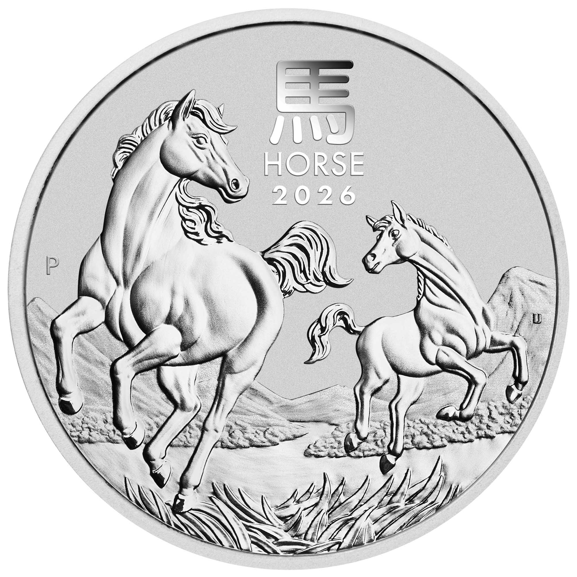 Silbermünze Lunar III 1 oz Jahr des Pferdes 2026 Australien Perth Mint 999.9 Silber – Bild 2
