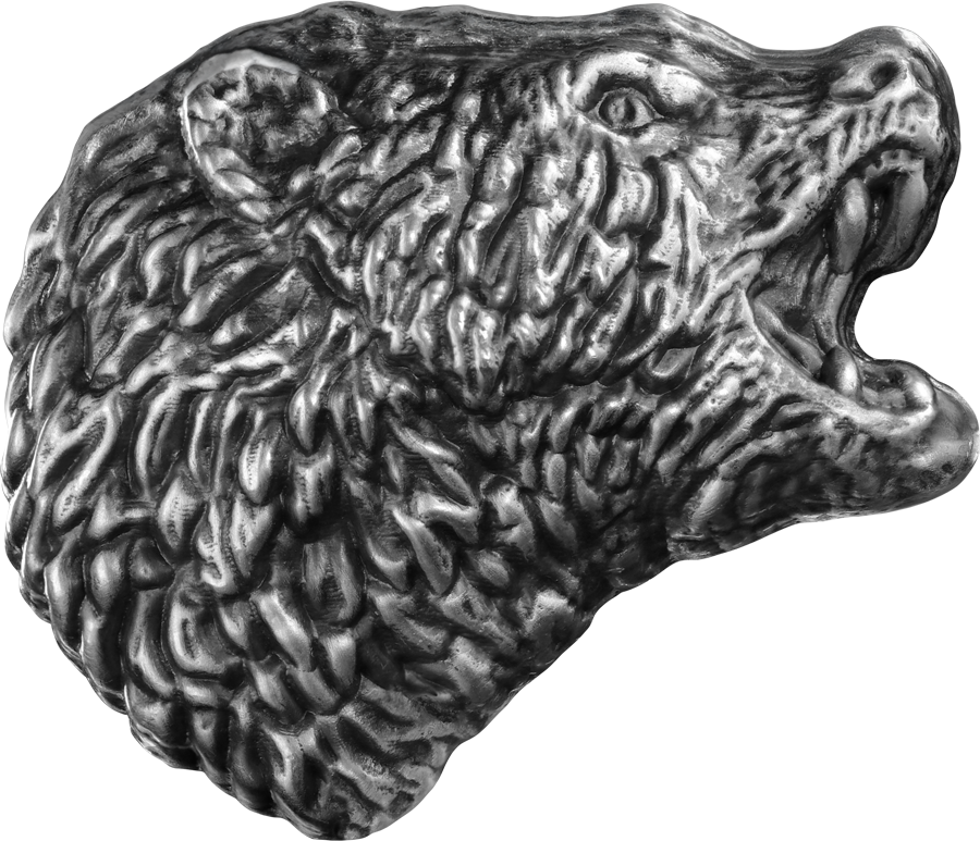 Germania Mint Silberbarren 5 oz Bearlin 2025 Antik Finish Gussbarren 999 Silber