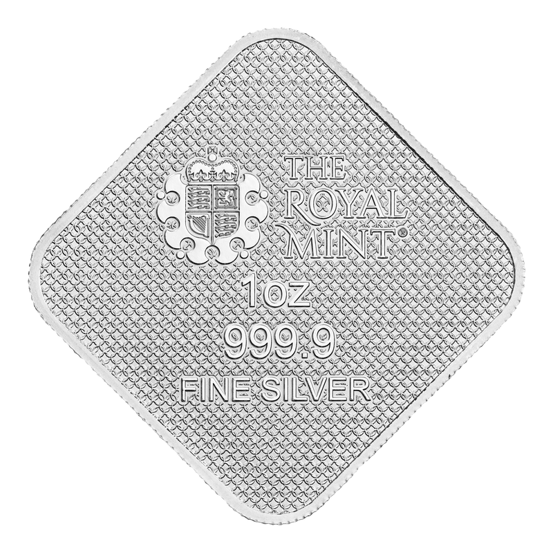 Silberbarren 1 oz Queen's Beasts The Royal Mint BU – Bild 2