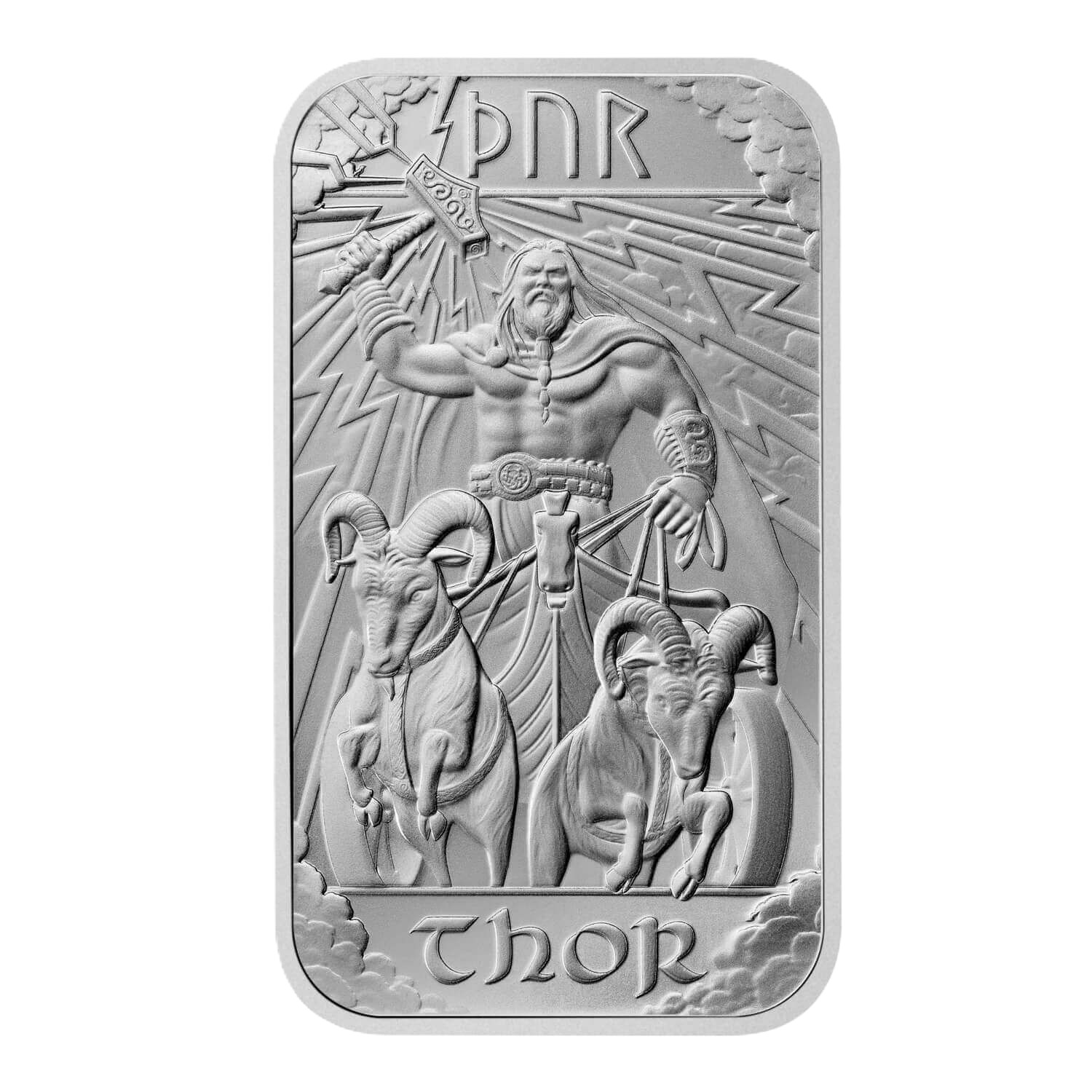 Silberbarren 1 oz Norse Gods - 2. Ausgabe Thor - The Royal Mint - Germania Mint – Bild 4