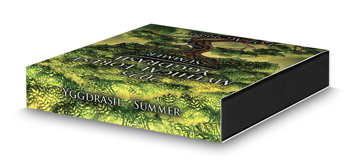 Silbermünze 1 oz Germania Mint Mythical Forest Yggdrasil #Summer 2025 Jahreszeiten – Bild 6