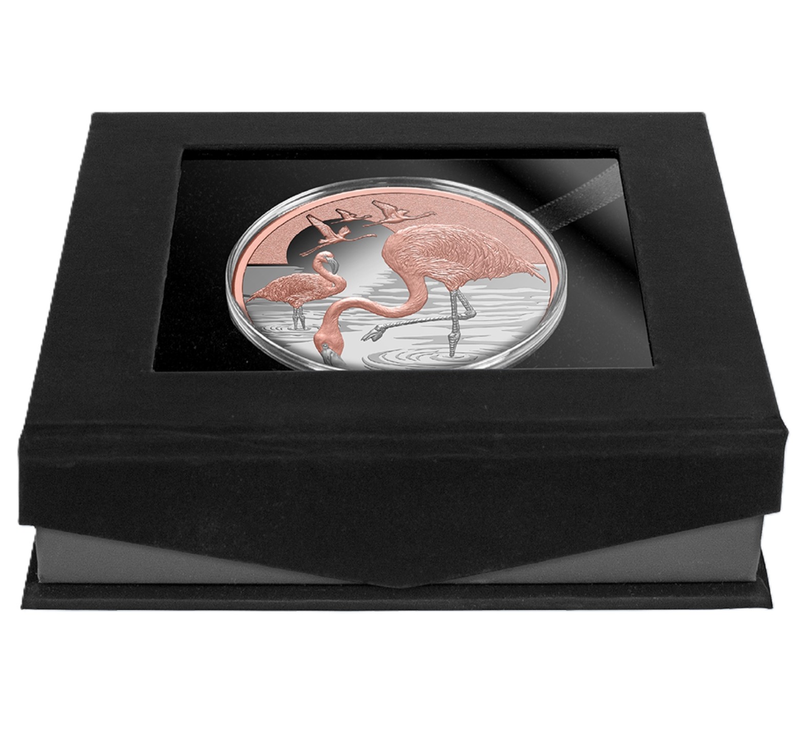 Silbermünze 1 oz Flamingo Rosegold 2025 Silber Münze Niue 999 PP – Bild 6