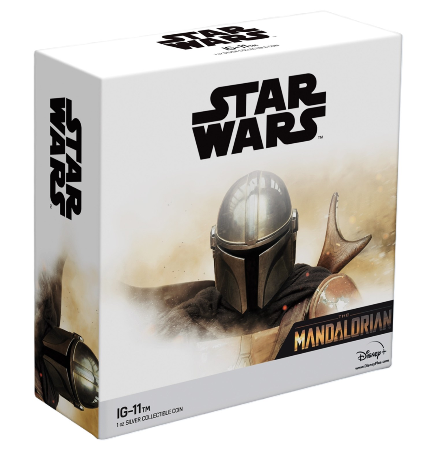 Silbermünze 1 oz Niue Islands Star Wars Mandalorian 2021 (3) IG-11 Color Proof – Bild 6