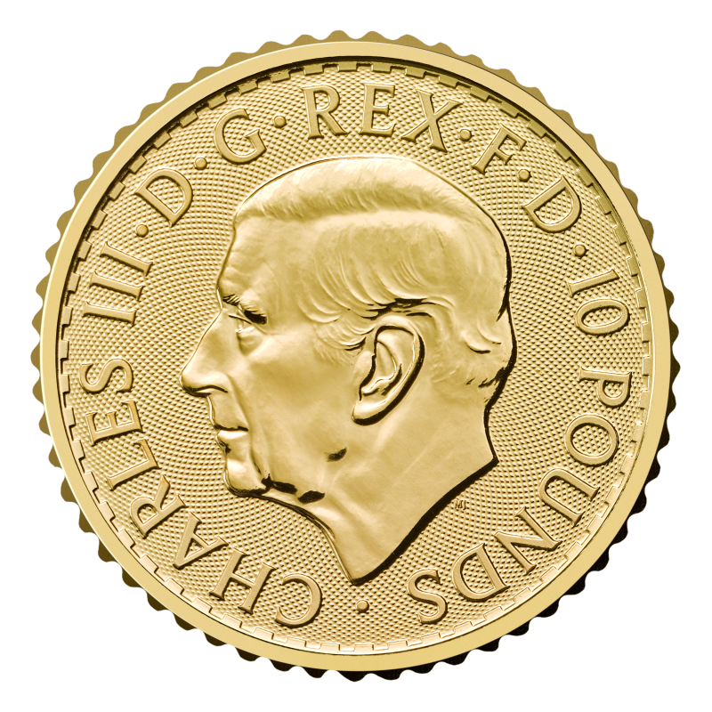 Goldmünze 1/10 oz Britannia 2026 King Charles König Charles Royal Mint Gold – Bild 3