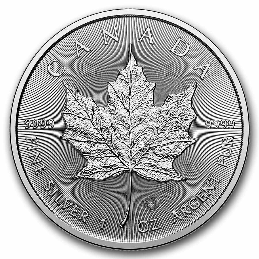 Silbermünze 1 oz Maple Leaf 2026 Royal Canadian Mint Kanada 5 CAD 999 Silber