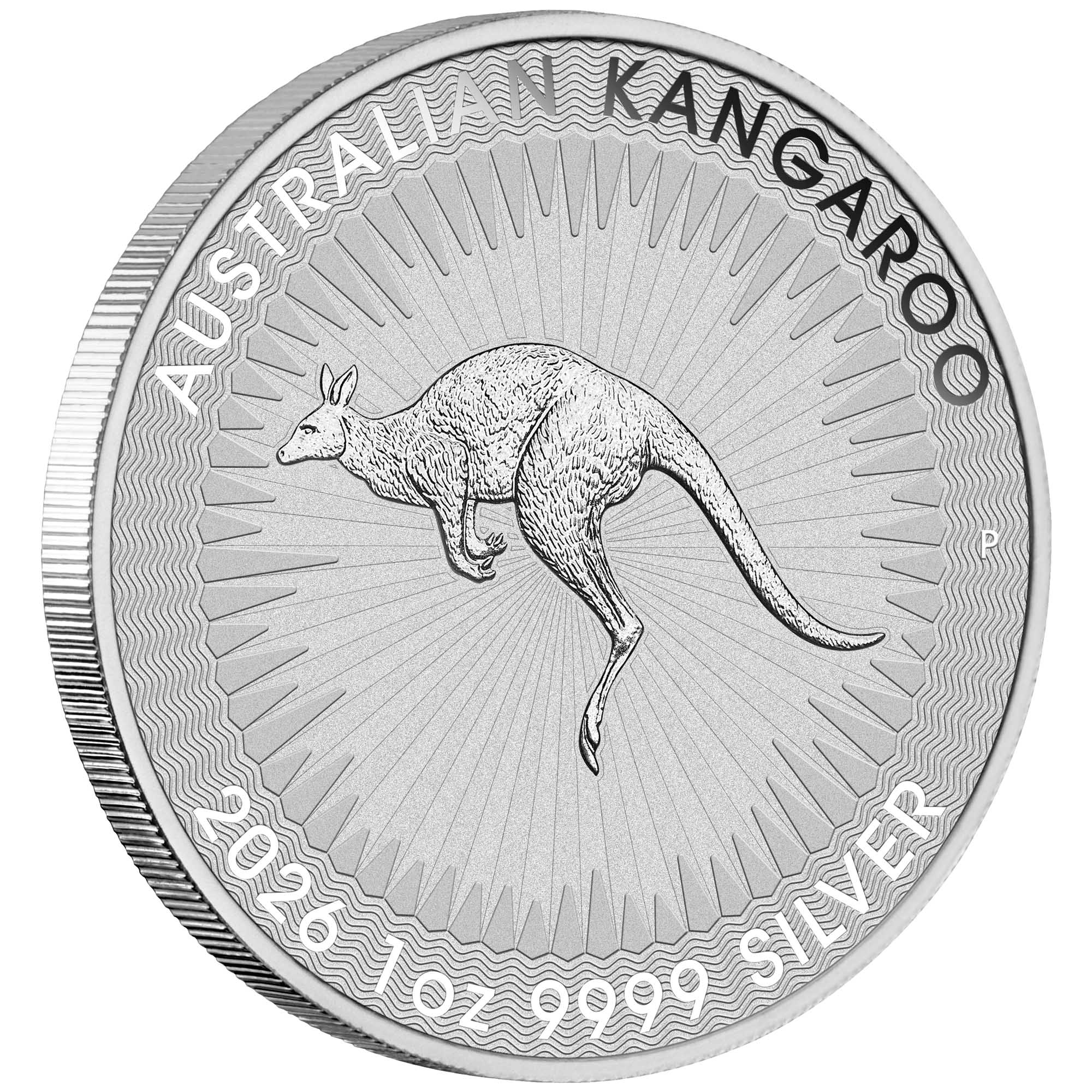 Silbermünze 1 oz Känguru 2026 Perth Mint Australien 999 Silber Münze