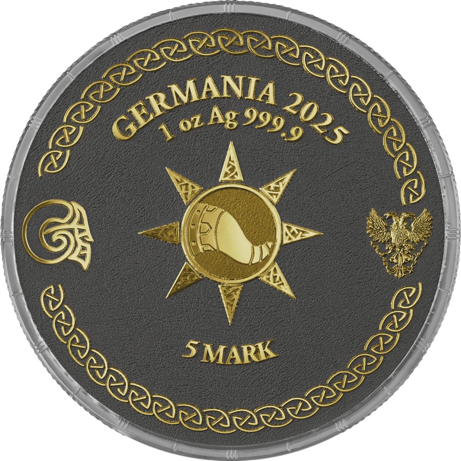 Silbermünze 2 x 1 oz Ragnarök Loki & Heimdall Geminus Black Germania Mint Silber – Bild 5