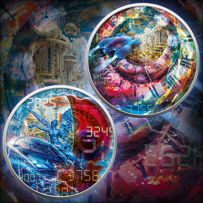 Silbermünze 1 oz Mexico Libertad 2024 Time Travel Zeitreise Future Zukunft – Bild 4