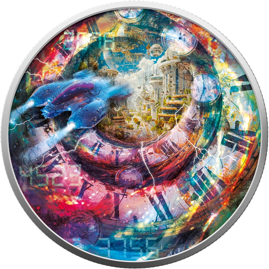 Silbermünze 1 oz Mexico Libertad 2024 Time Travel Zeitreise Future Zukunft – Bild 3