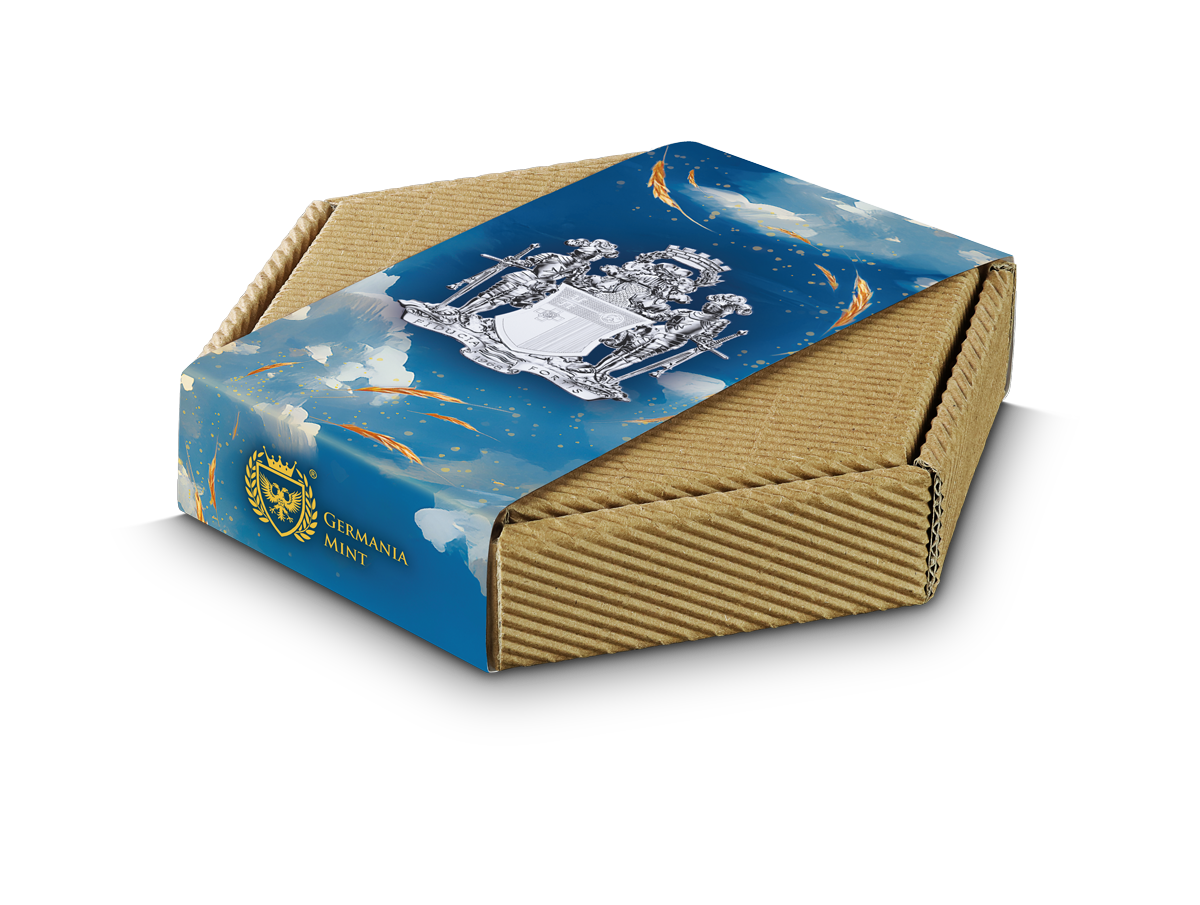 Germania Mint 2 oz Malta Maltese - Ox - Ochse - 10€ Ruthenium Gelbgold 2025 High Relief – Bild 8