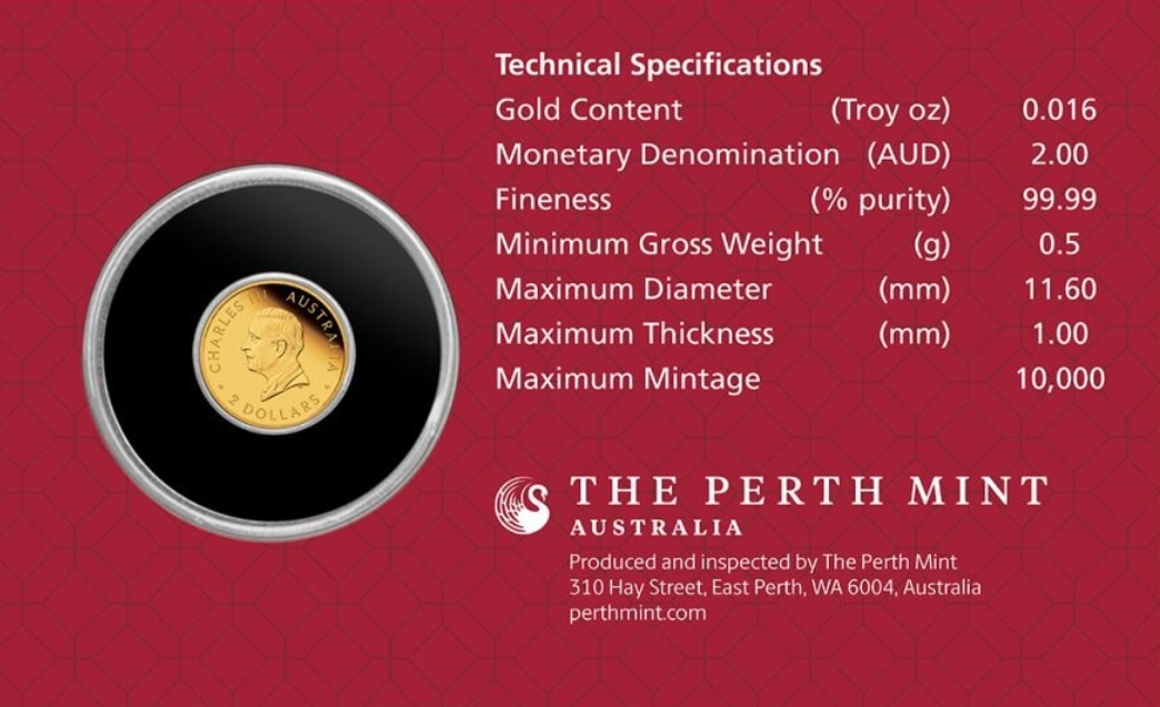 Goldmünze Lunar III 0,5 Gramm Jahr des Pferdes 2026 Pferd im Blister – Bild 5