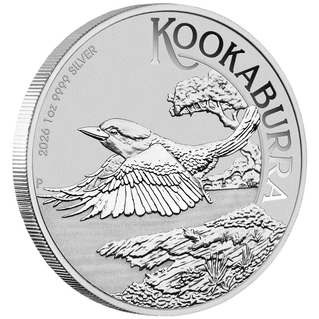 Silbermünze 1 oz Kookaburra 2026 BU Perth Mint .999 Silber – Bild 3