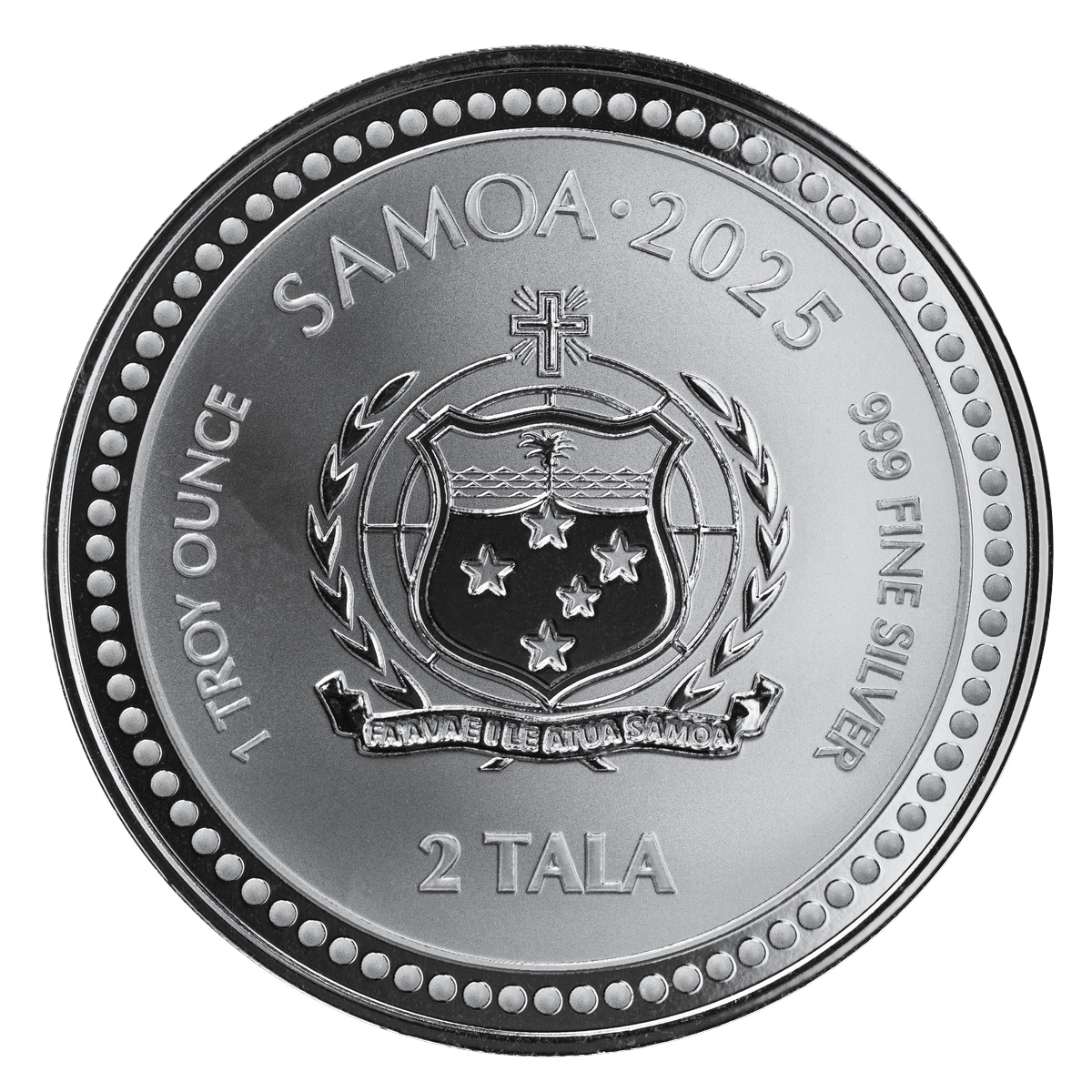 Silbermünze 1 oz Samoa Seahorse Seepferdchen BU 2025 Silber Münze 999 – Bild 3