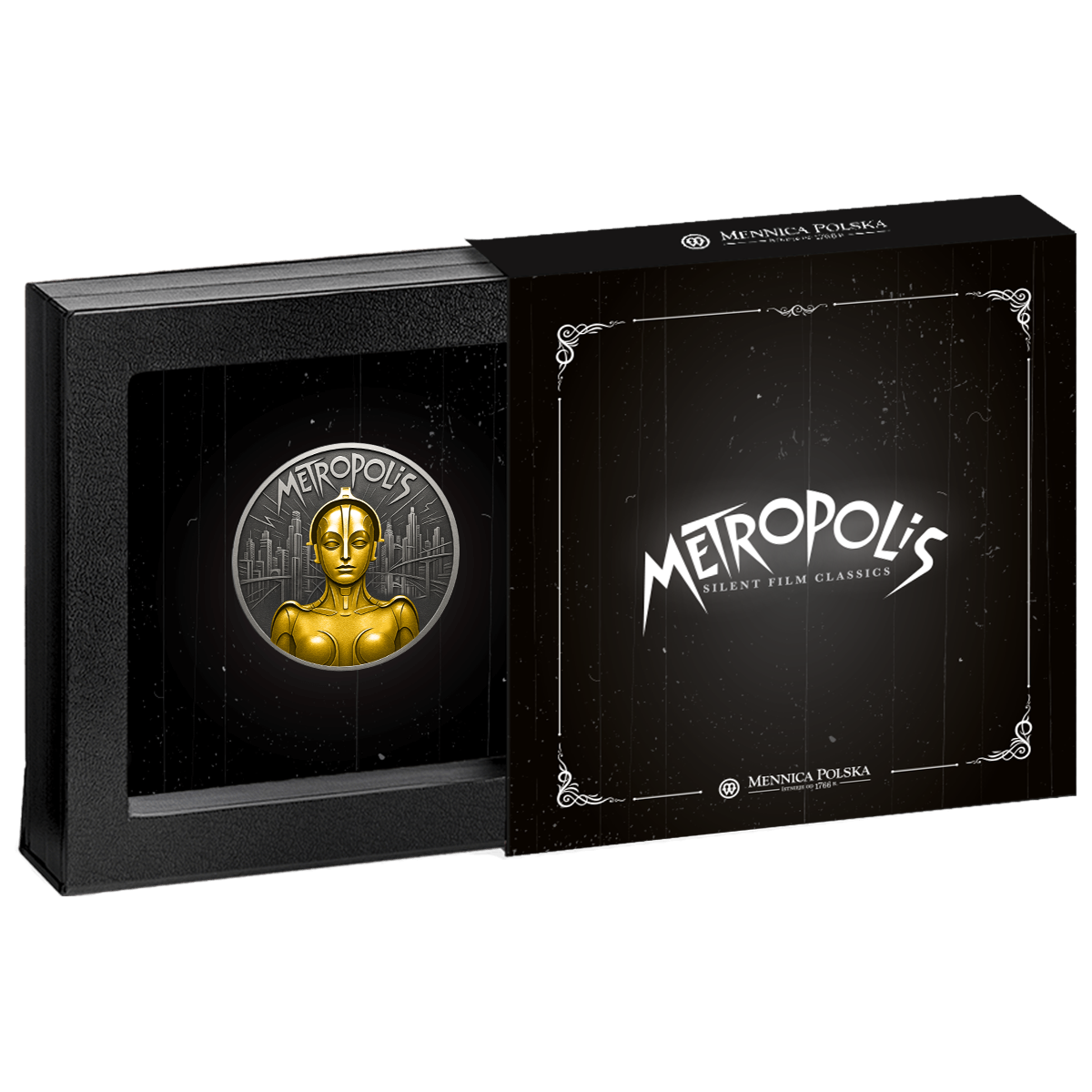 Silbermünze 1 oz - METROPOLIS - Silent Film CLASSICS 2025 Niue Antik 999.9 Silber – Bild 4