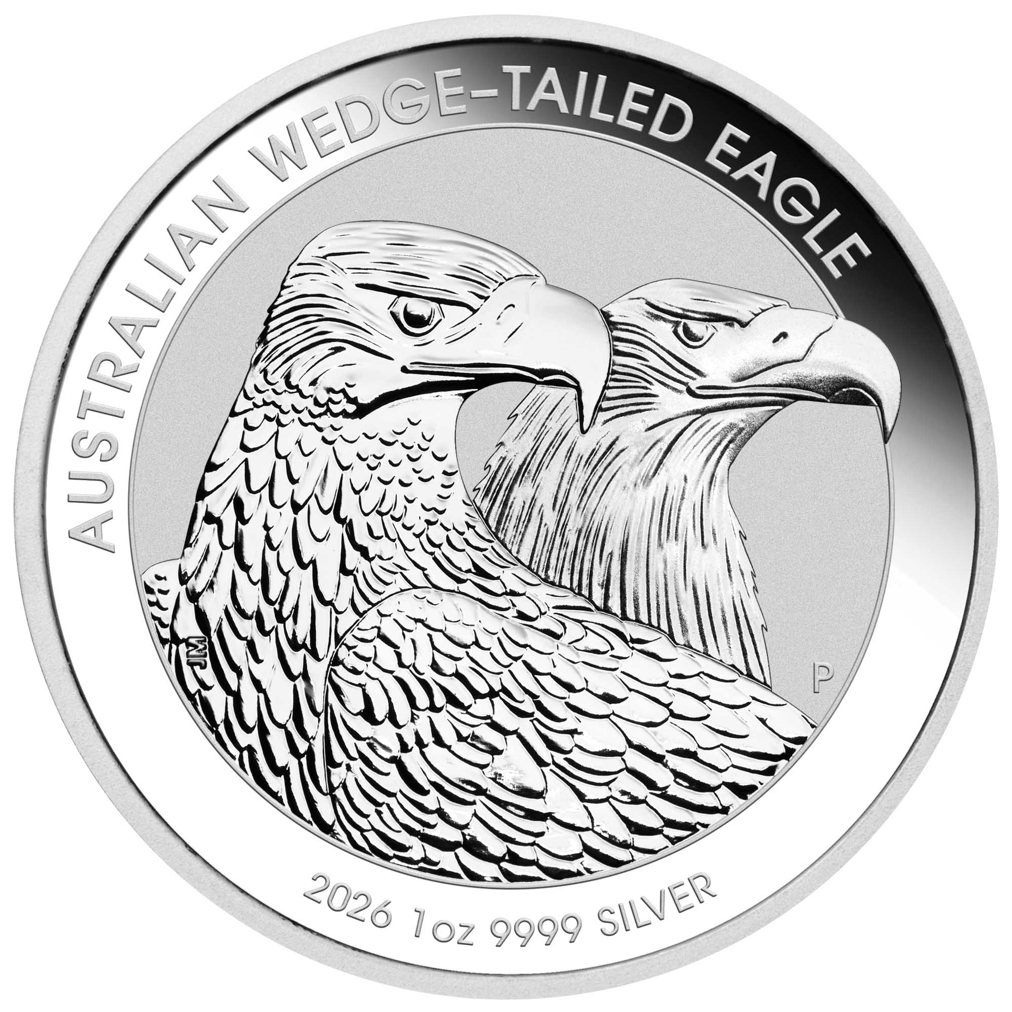 Silbermünze 1 oz Wedge Tailed Eagle 2026 BU .999 Silber Australien Perth Mint