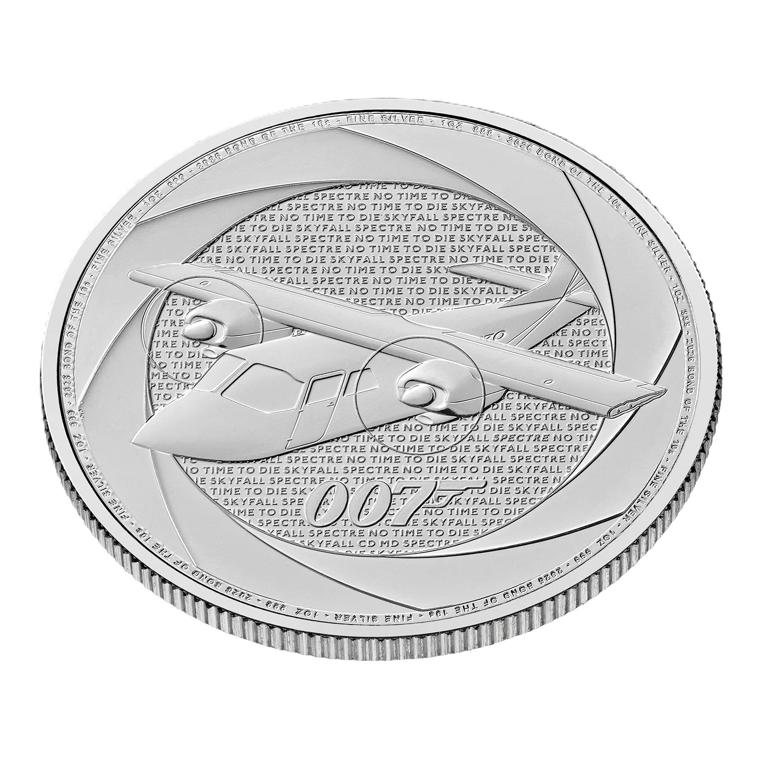 Silbermünze 1 oz James Bond - Of The 2010's - 2026 Silber Münze 999 – Bild 3