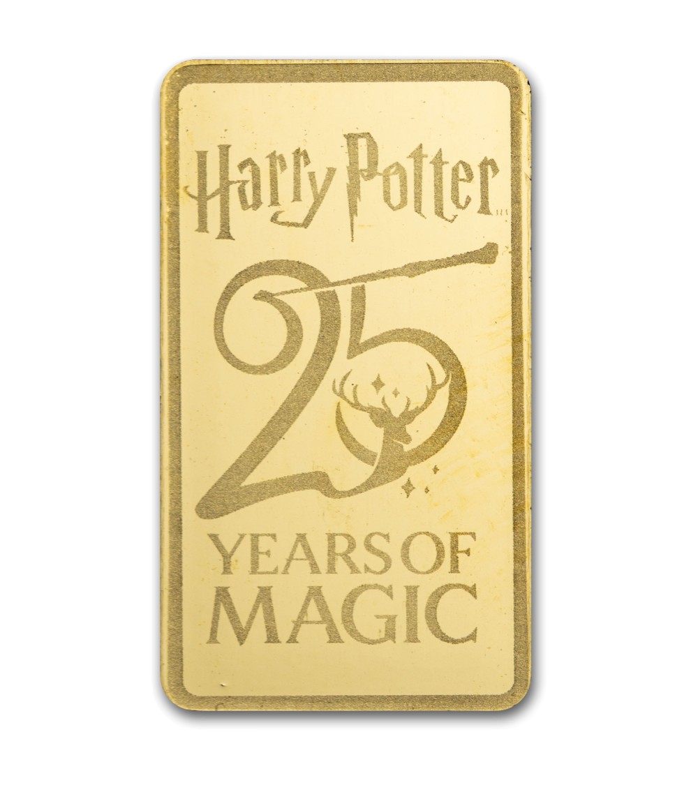 Goldbarren 0,5 Gramm Pamp Harry Potter 25th Anniversary 999.9 Gold im Blister – Bild 4
