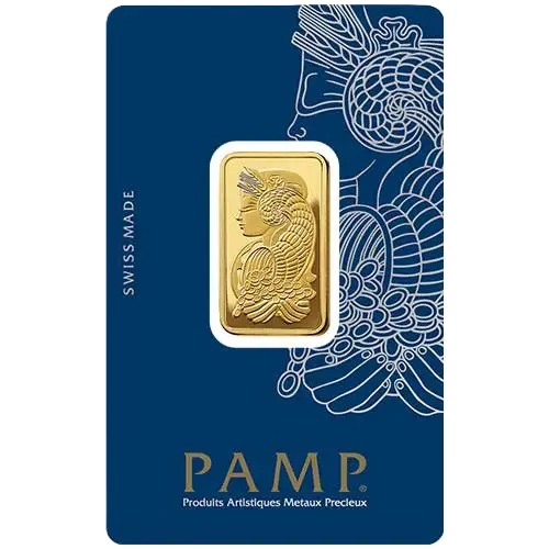 Goldbarren 1/2 oz Pamp Fortuna 999.9 Gold Barren
