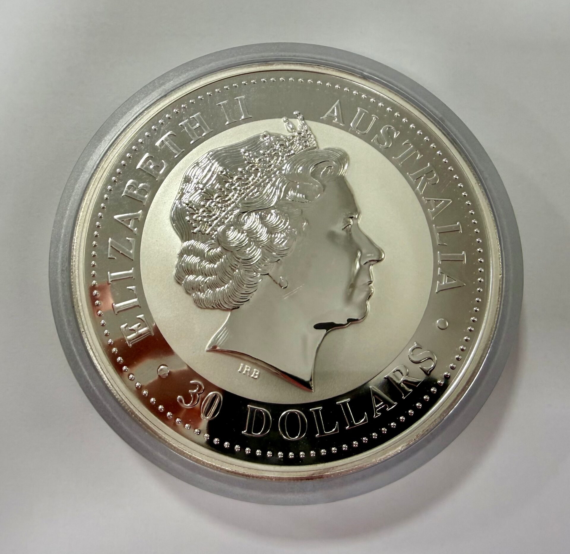 Silbermünze 1 Kilo Kookaburra 2008 BU Perth Mint .999 Silber – Bild 2