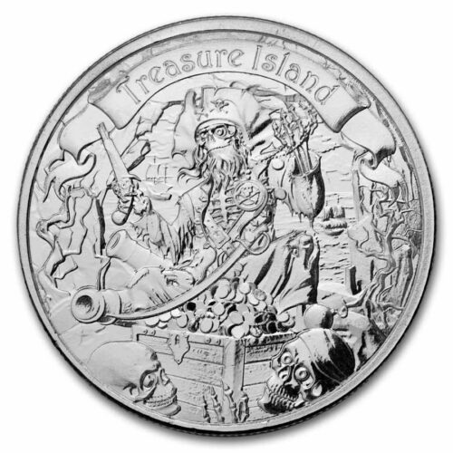 Silbermünze 1 oz Niue Treasure Island - Die Schatzinsel 2026 Silber Münze 999
