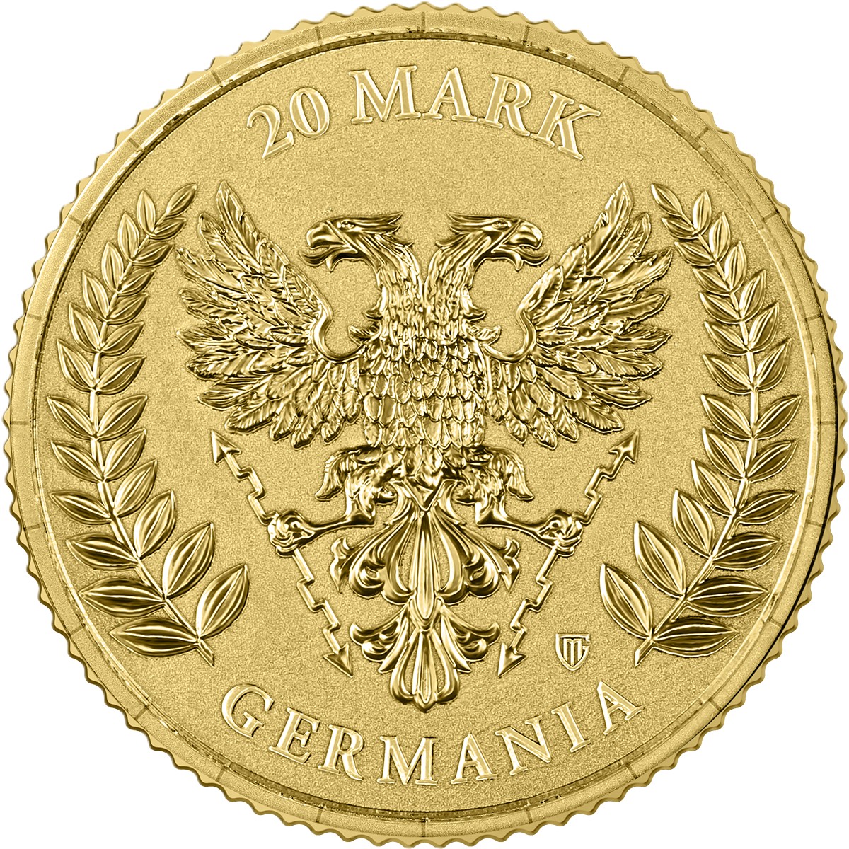 Goldmünze 1/10 oz Germania Mint - Germania 2026 - BU Safepack Gold 999 – Bild 5