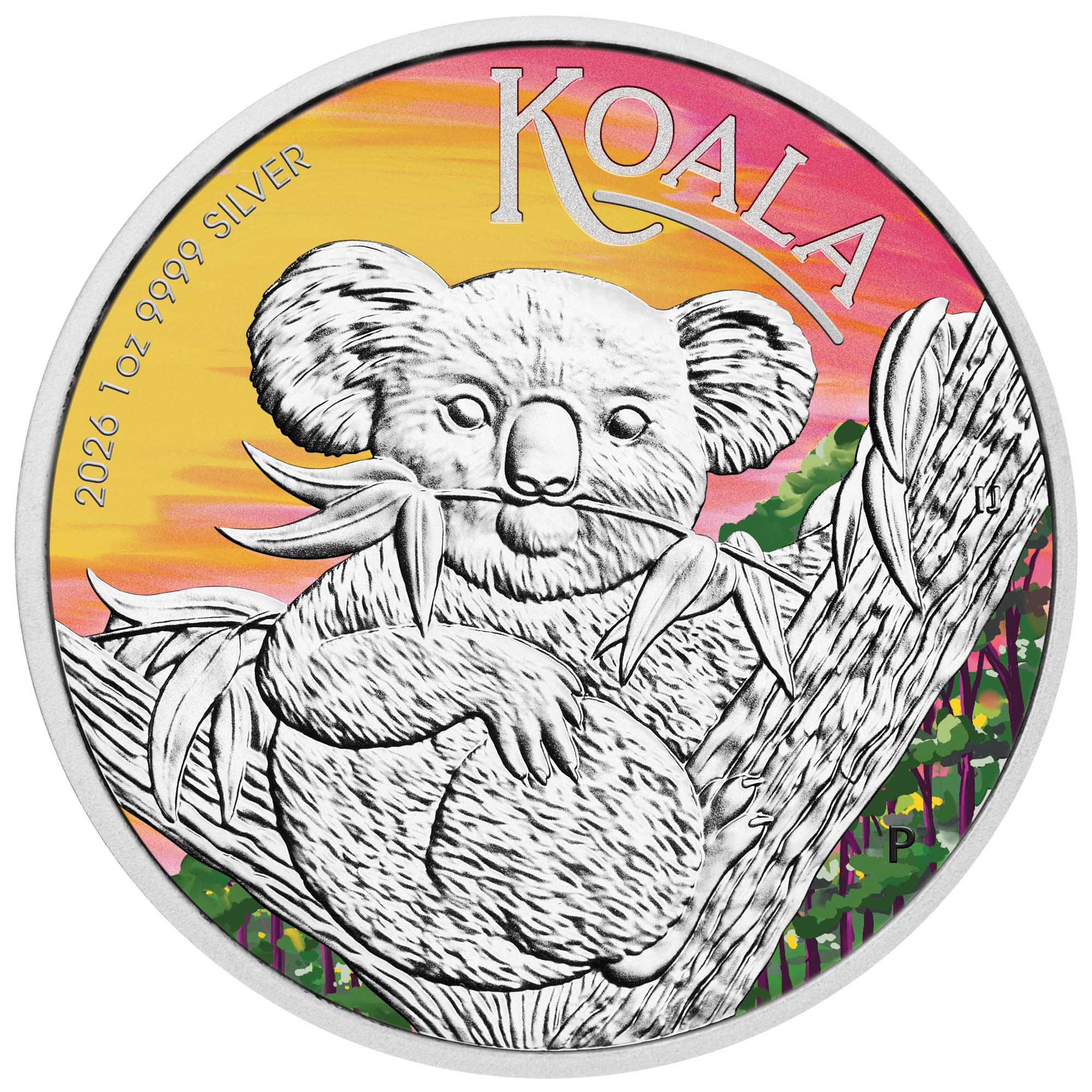 Silbermünze 1 oz Koala 2026 PM Brisbane Money Expo Coin Show Special ANDA Farbe .999 Silber – Bild 3