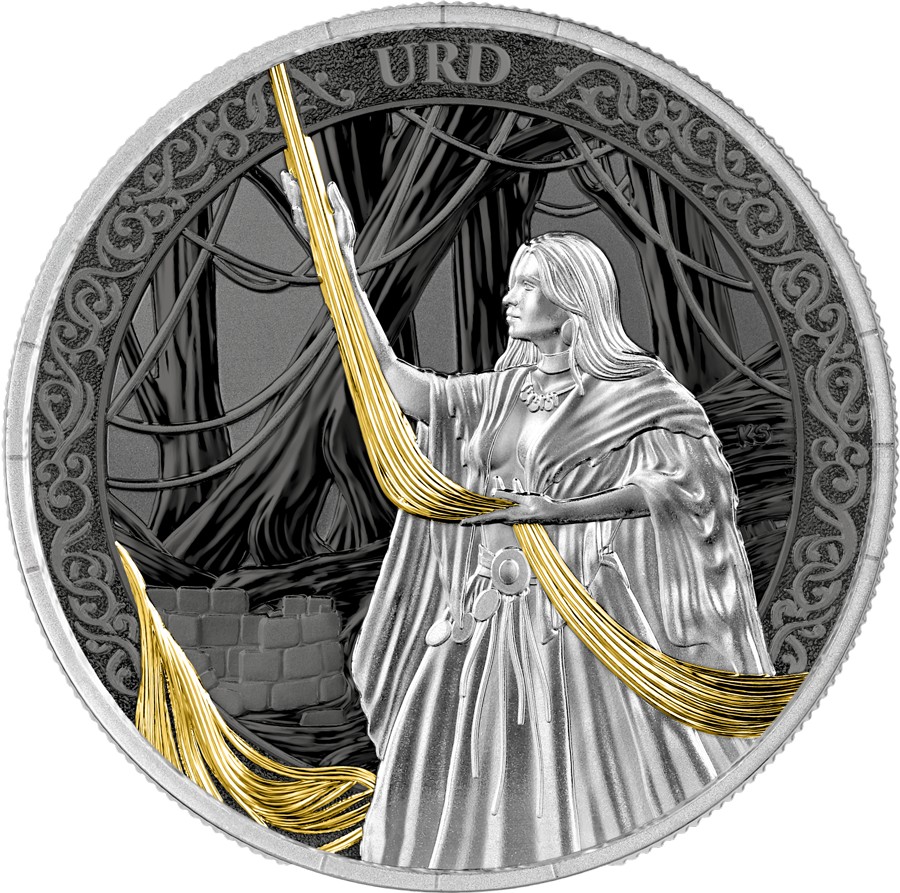 Silbermünze 1 oz Germania Mint Norns Triune Set 2026 Silber Münze 999 – Bild 5