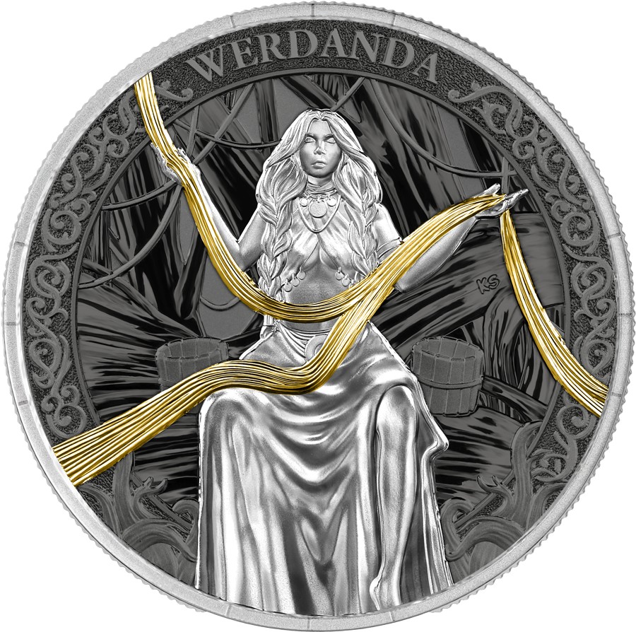 Silbermünze 1 oz Germania Mint Norns Triune Set 2026 Silber Münze 999 – Bild 6