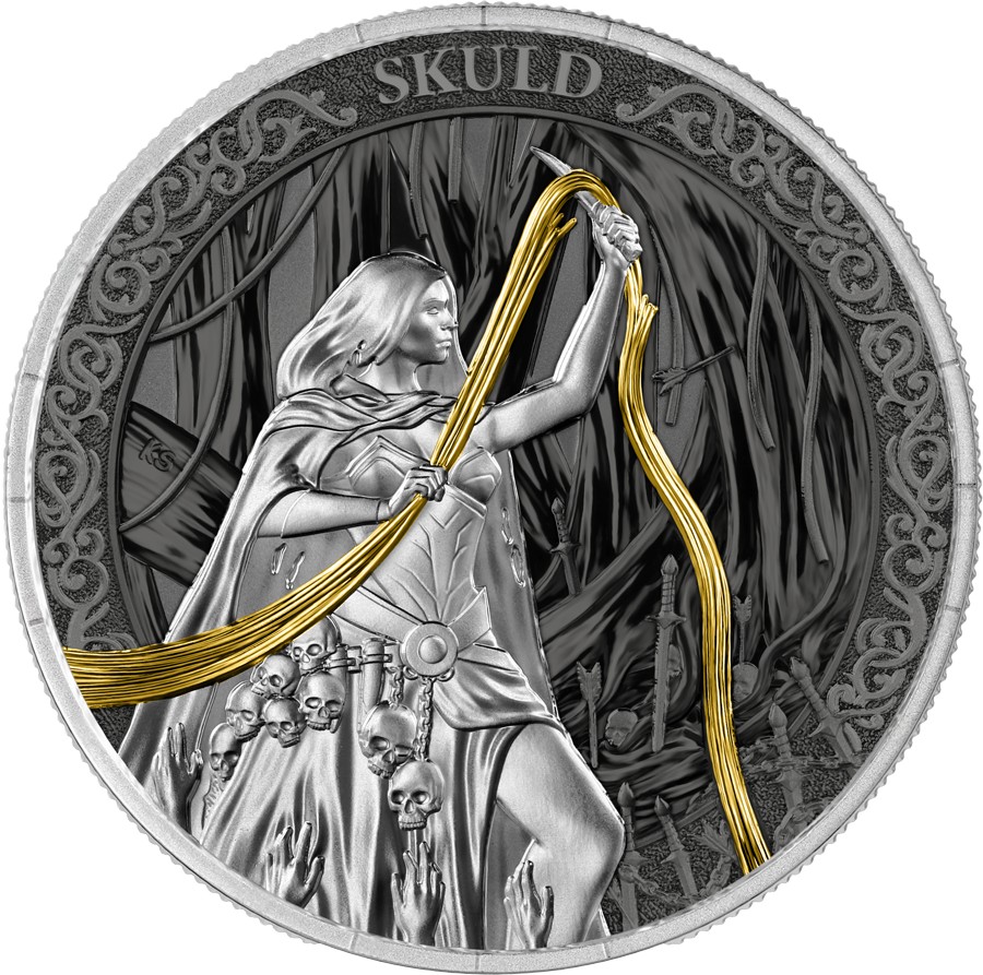 Silbermünze 1 oz Germania Mint Norns Triune Set 2026 Silber Münze 999 – Bild 7