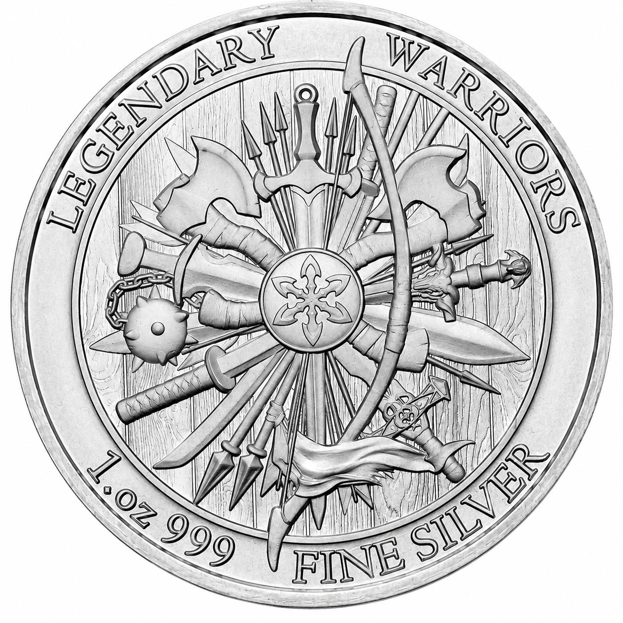 Silbermedaille 1 oz Legendary Warriors (14). Arminius BU .999 Silber USA – Bild 3