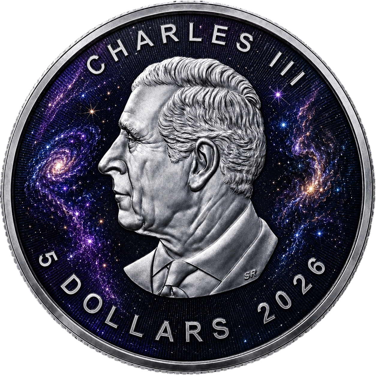 Silbermedaille 1 oz Canada 2026 - STELLAR Guardian - Farbe Aufsteller CoA 999.9 Silber – Bild 3