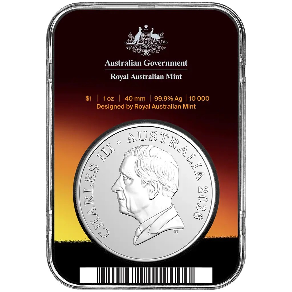 Silbermünze 1 oz RAM Känguru Kangaroo - Mob of Six Roos Silber Münze im Slab – Bild 6