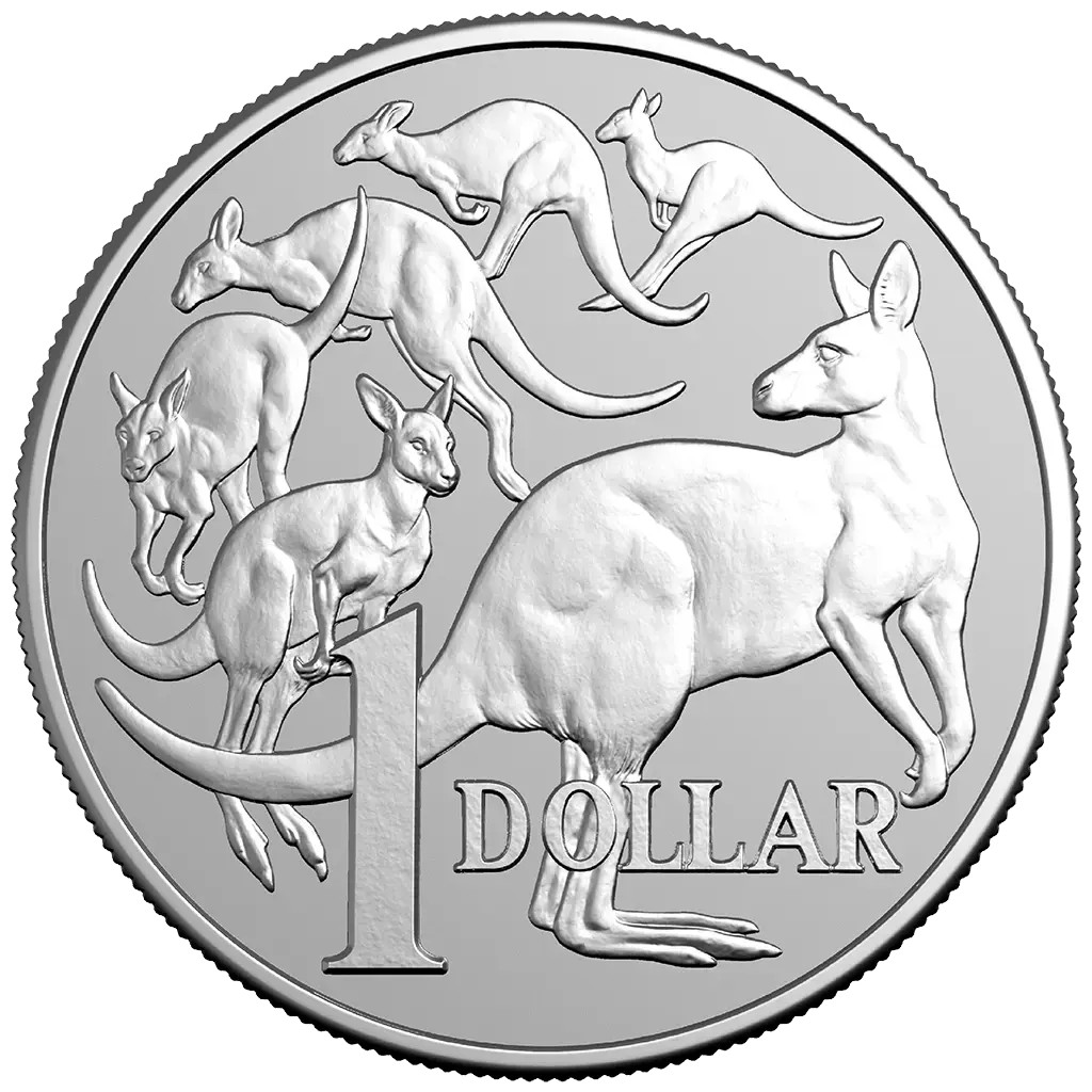 Silbermünze 1 oz RAM Känguru Kangaroo - Mob of Six Roos Silber Münze im Slab – Bild 3