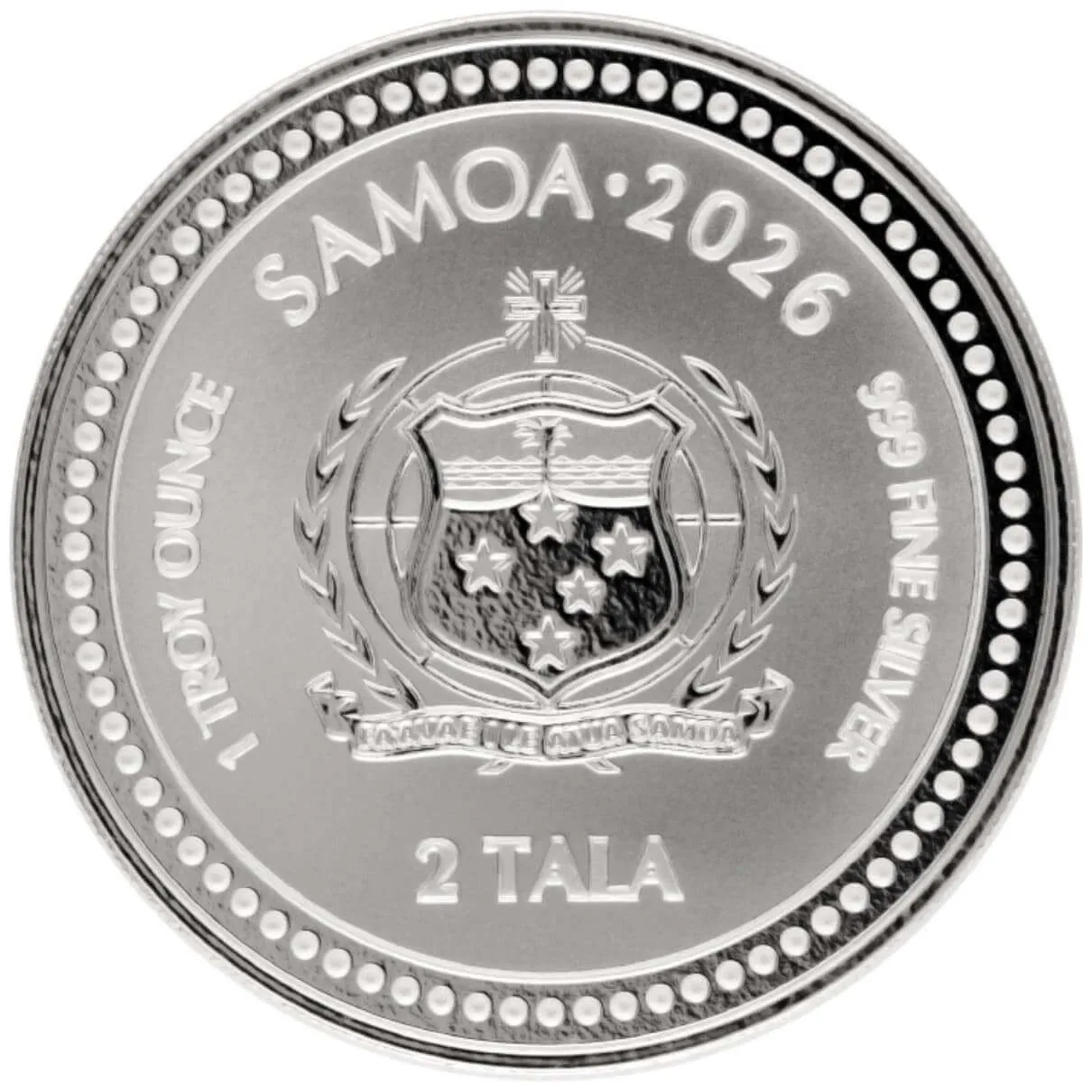 Silbermünze 1 oz Samoa Seahorse Seepferdchen BU 2026 Silber Münze 999 – Bild 3