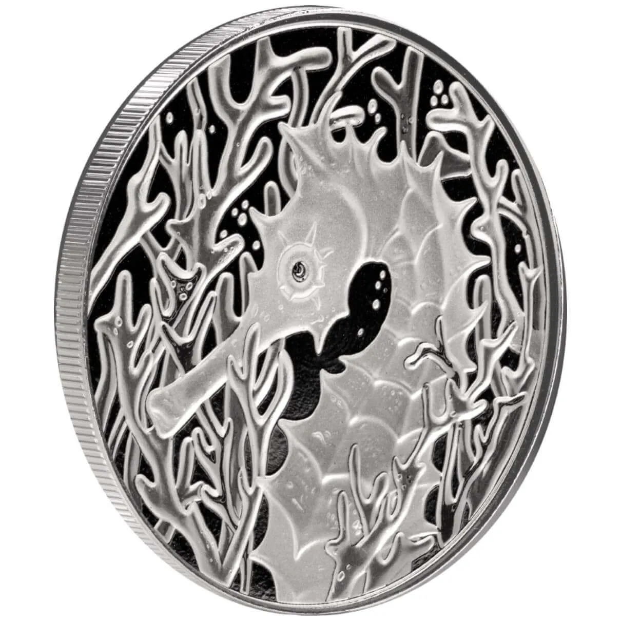 Silbermünze 1 oz Samoa Seahorse Seepferdchen BU 2026 Silber Münze 999 – Bild 4