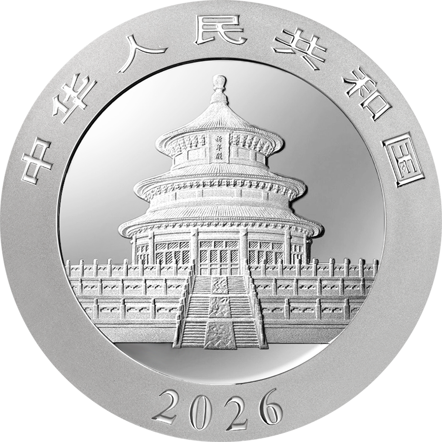 Silbermünze 30 Gramm China Panda 2026 - 4 Jahreszeiten Autumn Herbst 999 Silber – Bild 4