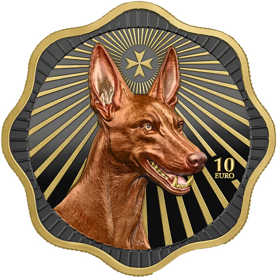 Germania Mint 2 oz Malta Maltese Pharaonen Hund Pharaoh Hound 2026 High Relief
