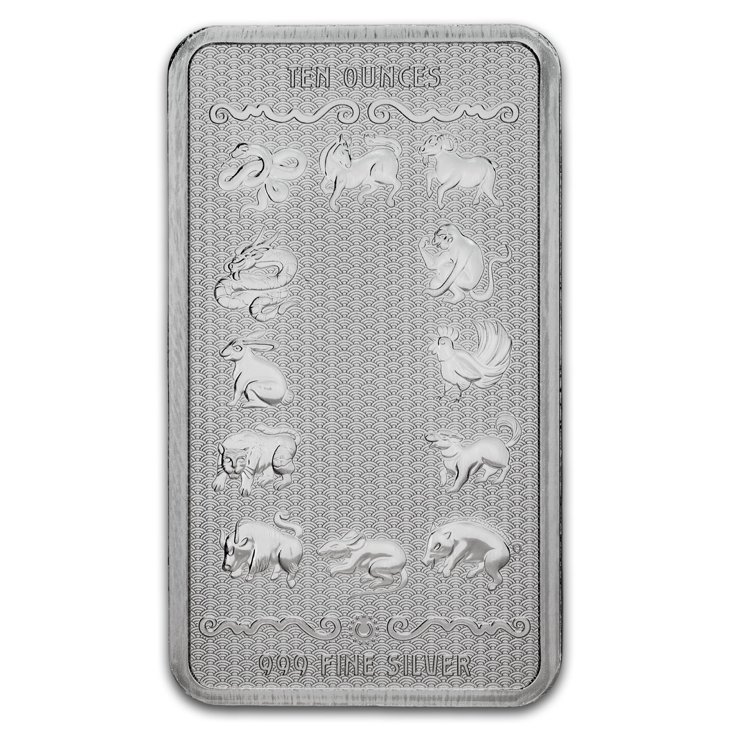 Silberbarren 10 oz Lunar Year of the Goat 2027 Series 2 Silber Barren 999 – Bild 3