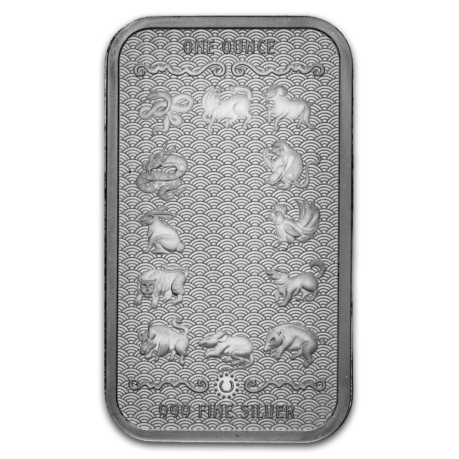 Silberbarren 1 oz Lunar Year of the Goat 2027 Series 2 Silber Barren 999 – Bild 3