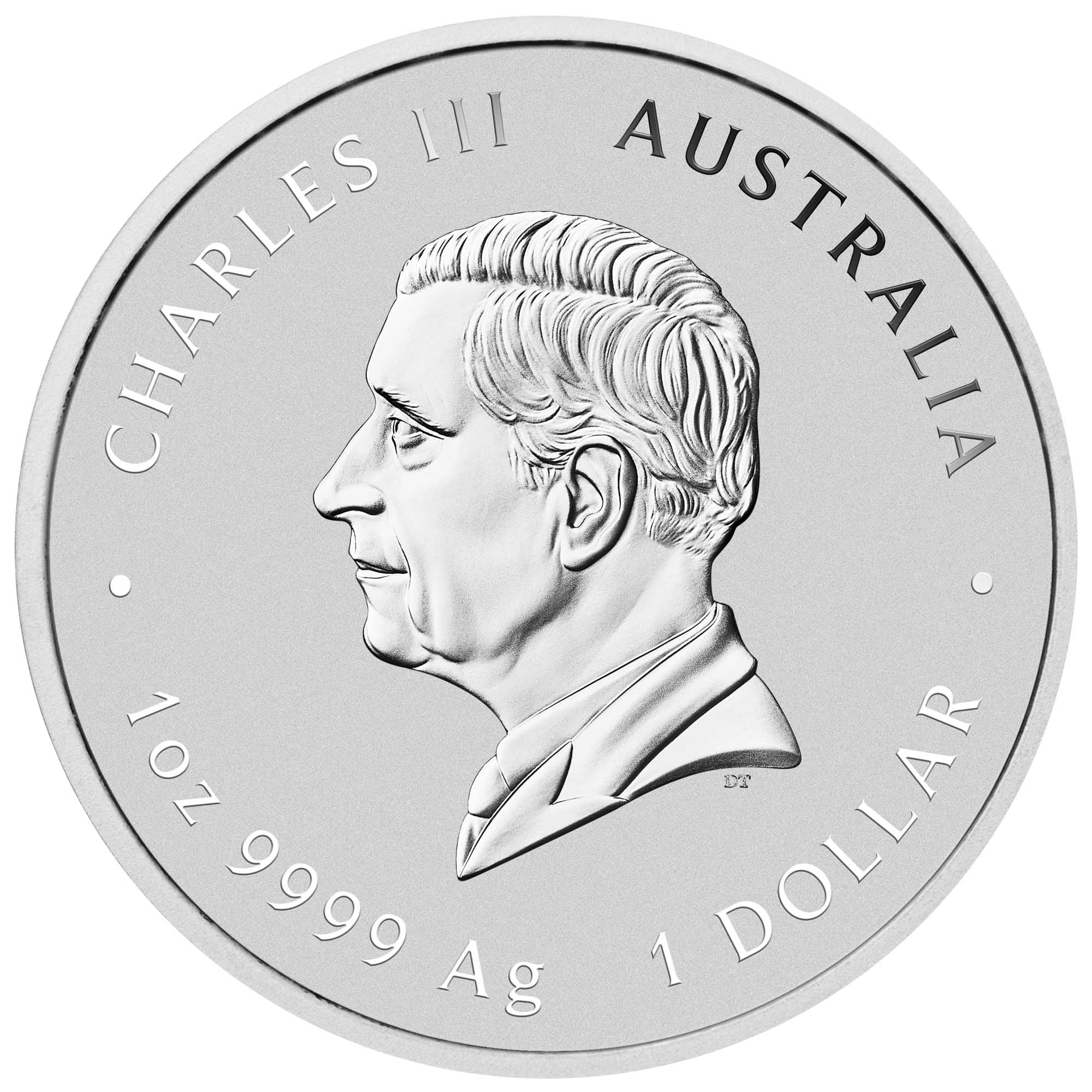 Silbermünze 1 oz Lunar III Jahr der Ziege 2027 BU Perth Mint .999 Silber – Bild 4