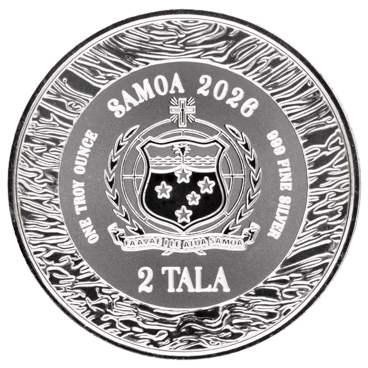 Silbermünze 1 oz Samoa Mermaid Under the Sea 2026 BU Silber Münze 999 – Bild 3