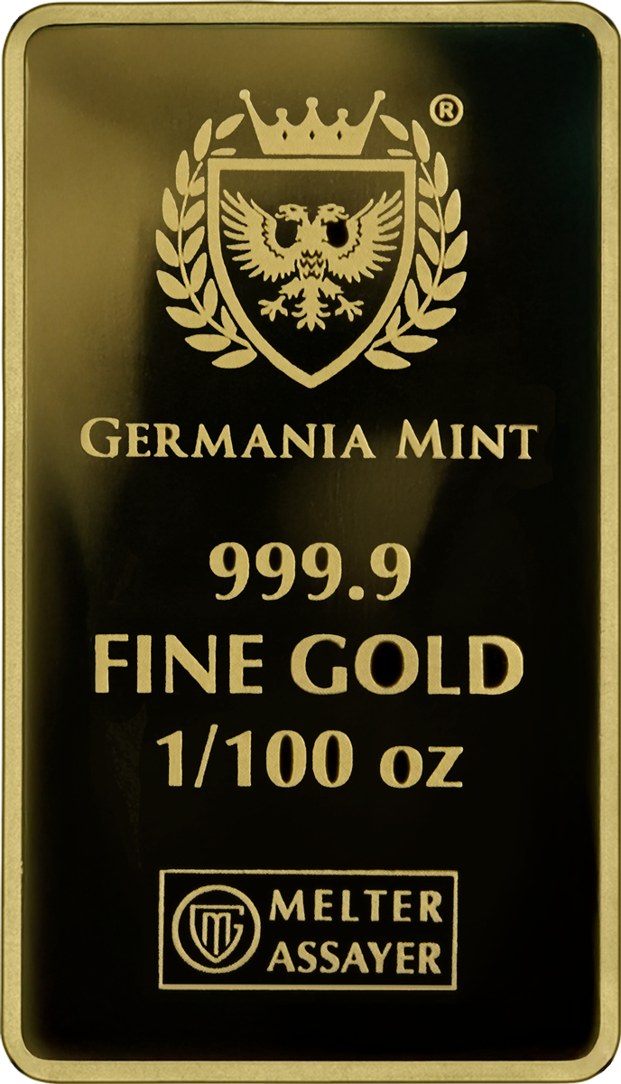 Goldbarren 1/100 oz Germania Mint Halloween Proof im Safepack 999 Gold – Bild 5