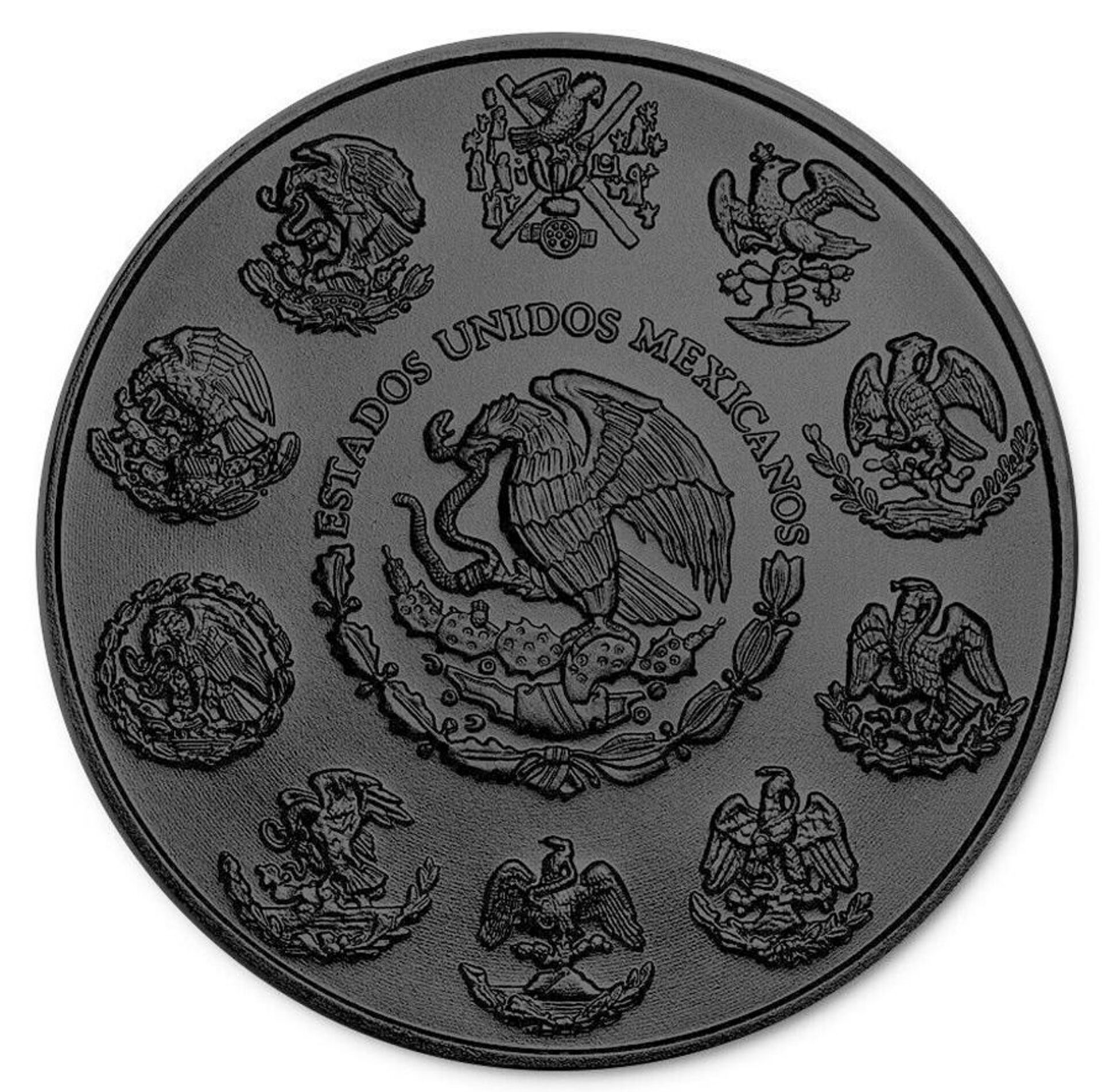 1 Onza Mexico Libertad 1 oz La Calavera 2024 Ruthenium Farbe .999 Silber – Bild 3